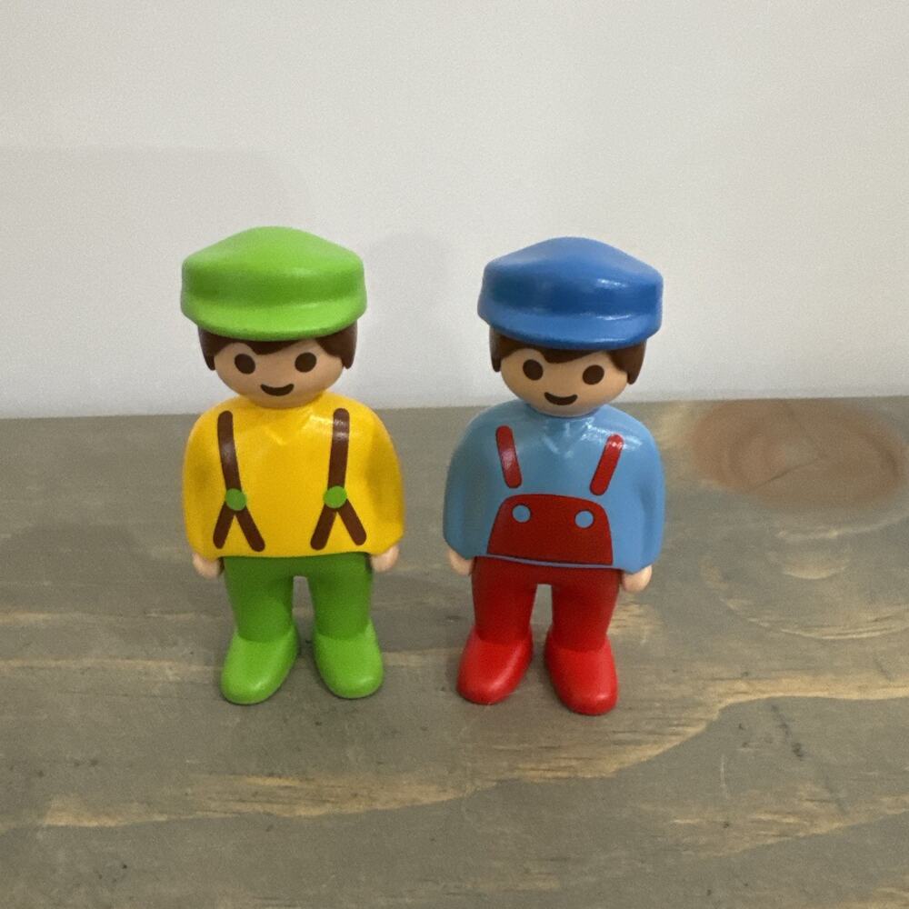 Playmobil Vintage Action Figures 1990 Set Of 2 Lot